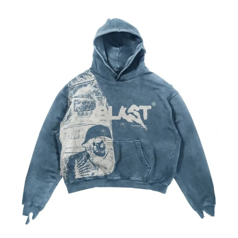 Y2K Gothic Street Hoodie