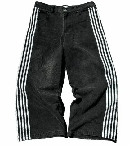 Men's Vintage Embroidered Denim Jeans