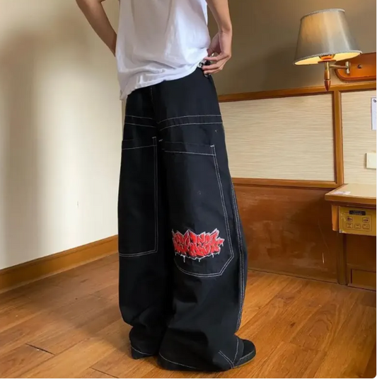 Retro StreetFlow Cropped Jeans