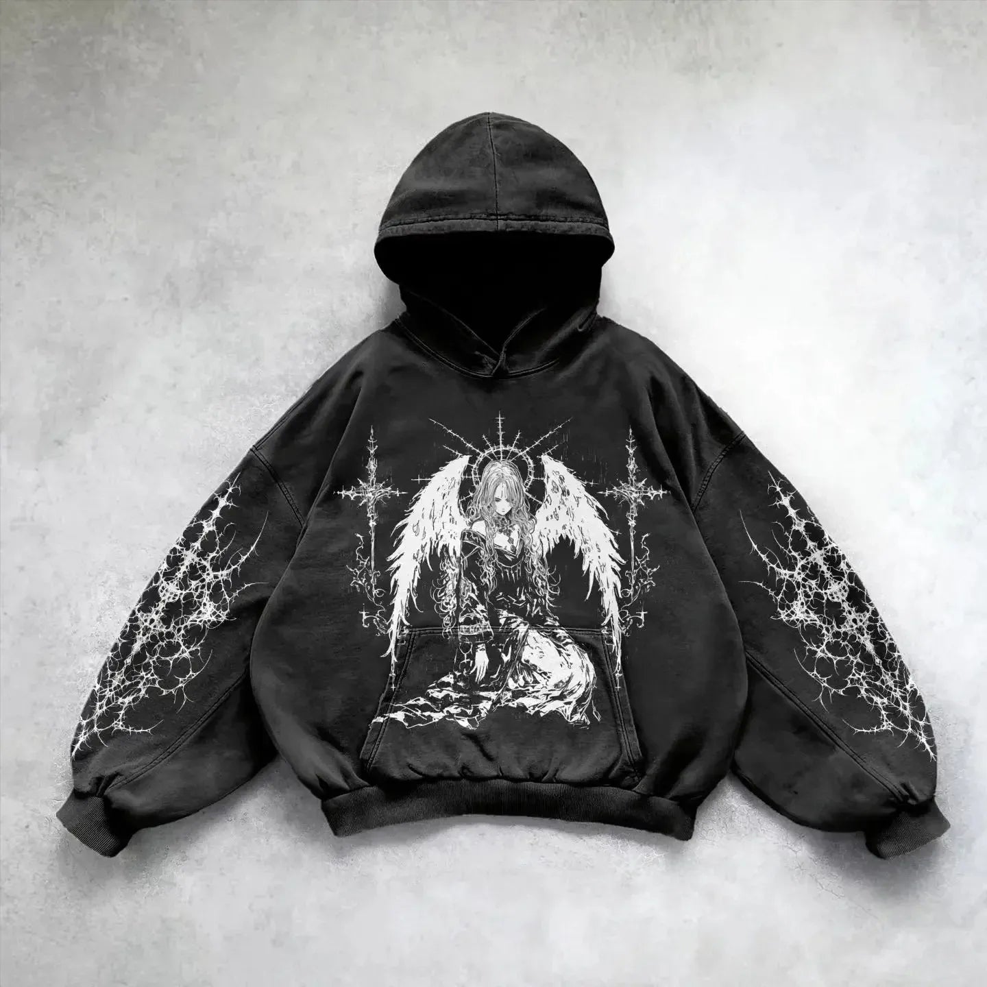 Y2K Streetwear Art Hoodie