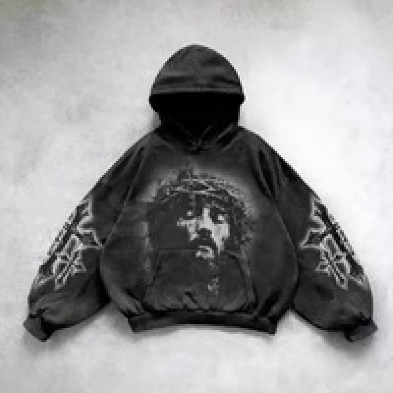 Y2K Streetwear Art Hoodie