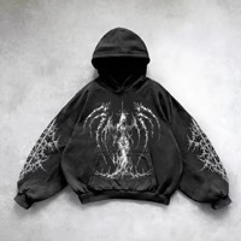 Y2K Streetwear Art Hoodie
