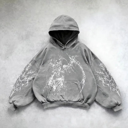 Y2K Streetwear Art Hoodie
