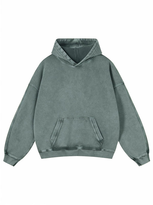 Adenorah Vintage Acid-Wash Hoodie