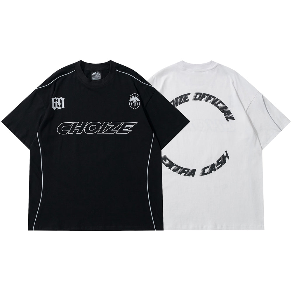 Y2K Reflective Men’s Oversized Tee