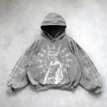 Y2K Streetwear Art Hoodie