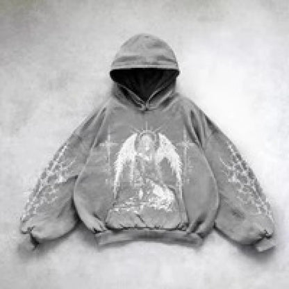 Y2K Streetwear Art Hoodie