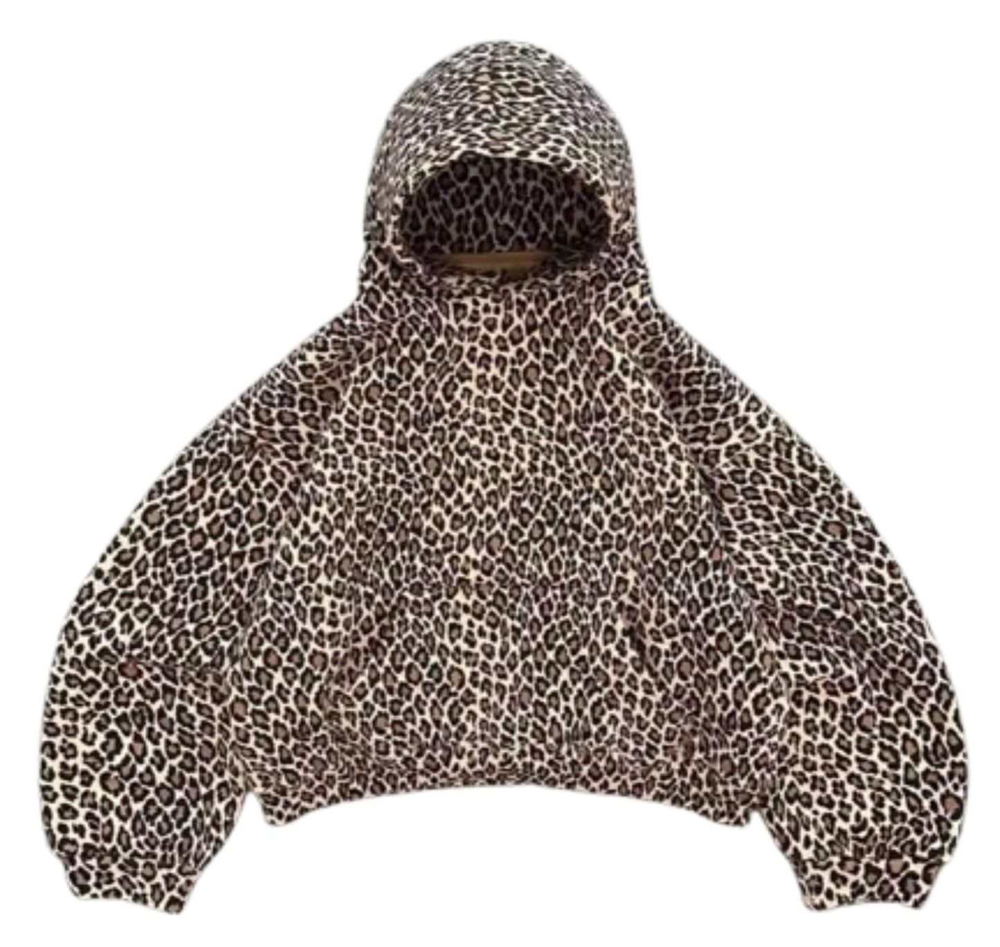 XL Leopard Print Cozy Hoodie