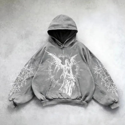 Y2K Streetwear Art Hoodie