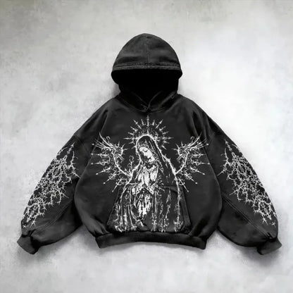 Y2K Streetwear Art Hoodie