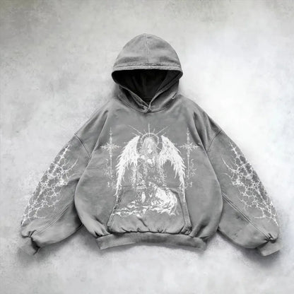 Y2K Streetwear Art Hoodie