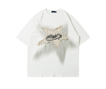 Y2K Graphic Oversize Tee - Unisex White XL