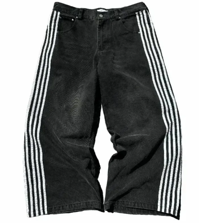 Men's Vintage Embroidered Denim Jeans