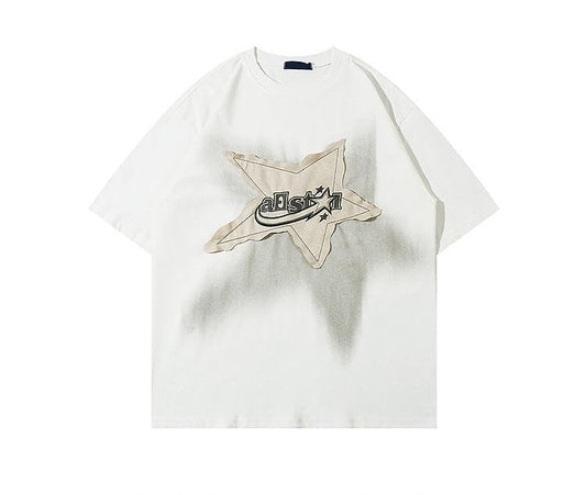 Y2K Graphic Oversize Tee - Unisex White XL