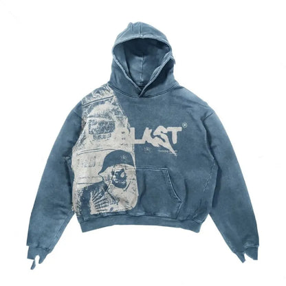 Y2K Gothic Street Hoodie