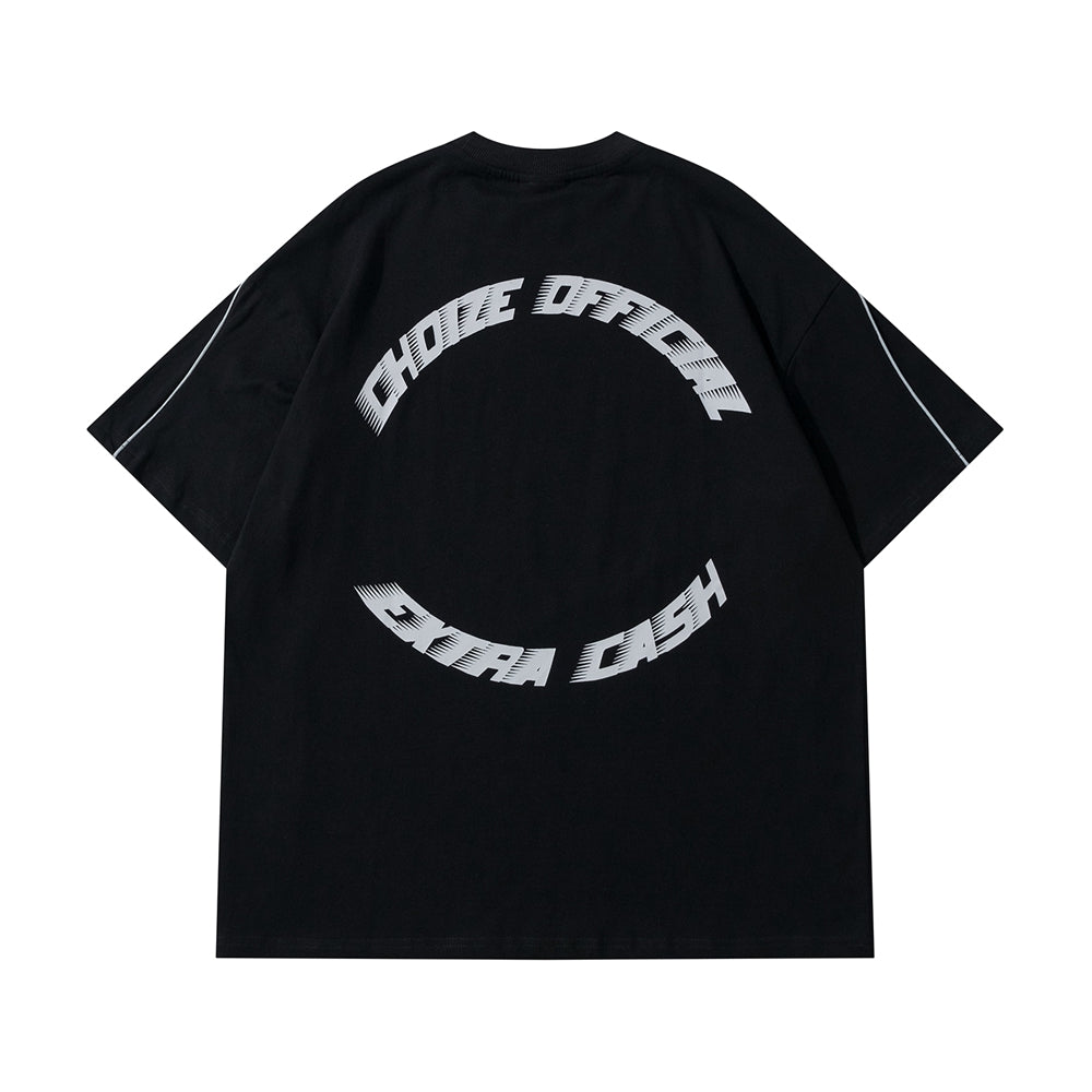 Y2K Reflective Men’s Oversized Tee