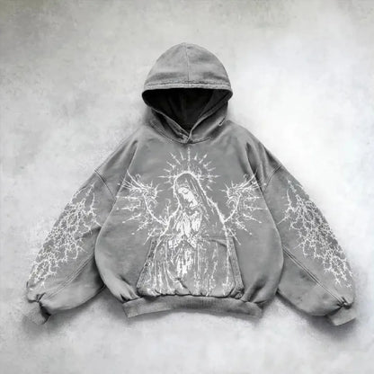 Y2K Streetwear Art Hoodie