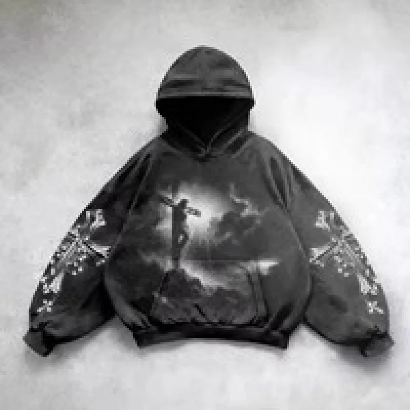 Y2K Streetwear Art Hoodie